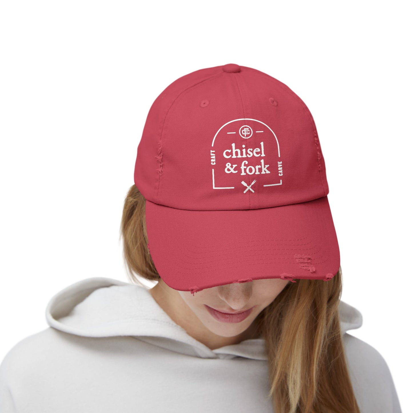 Chisel & Fork Distressed Hat