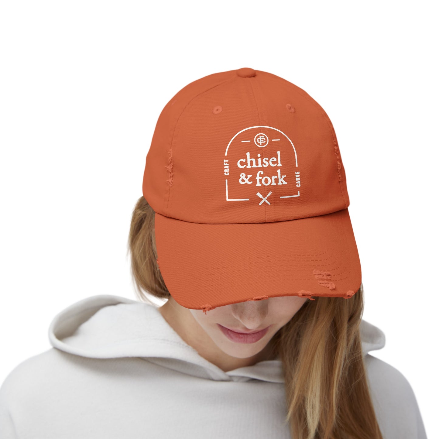 Chisel & Fork Distressed Hat