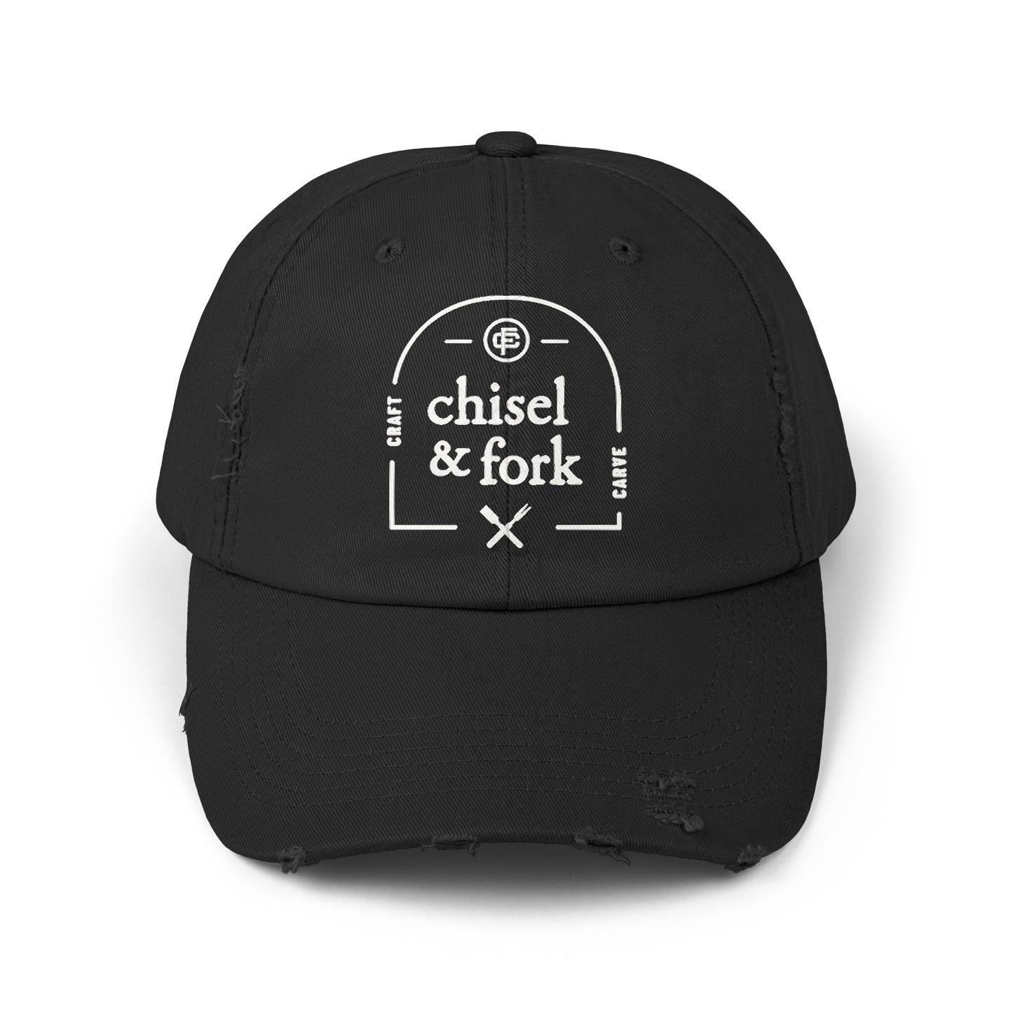 Chisel & Fork Distressed Hat